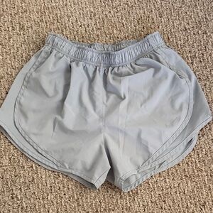 Nike Women's Light Gray Athletic Shorts